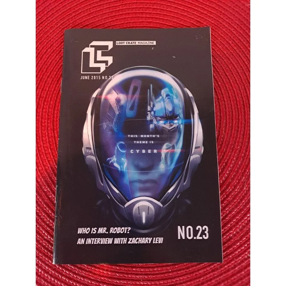 Loot Crate LC Magazine CYBER Theme June‎ 2015 And Rewind January 2015 Free Ship